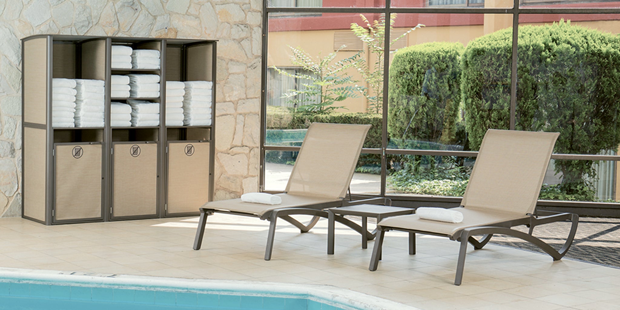 Armoire serviettes de bain Mobilier CHR pour les professionnels