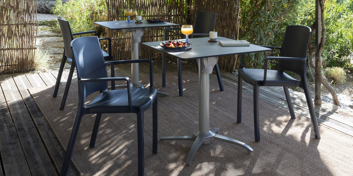 Pieds de tables rabattables