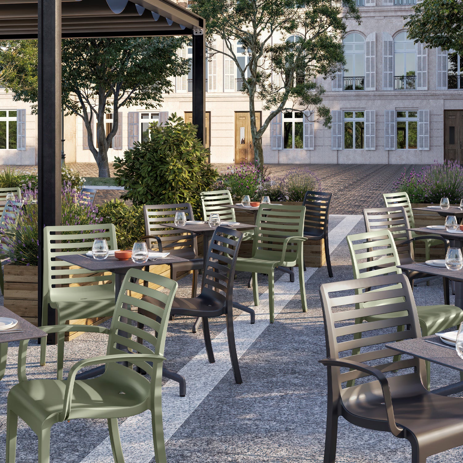 Fauteuil Slat Recyclé