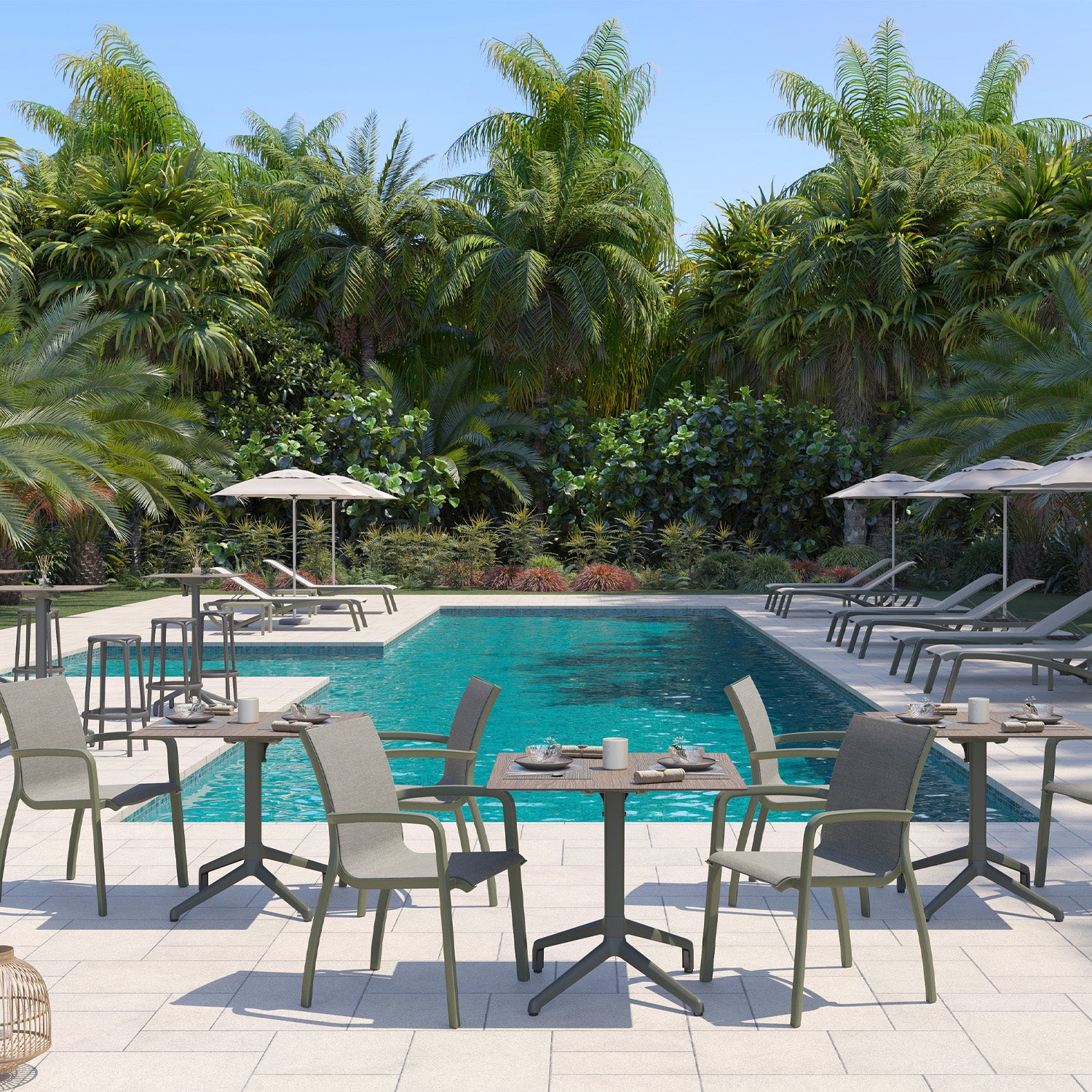 Tumbona Sunset "Green Edition"