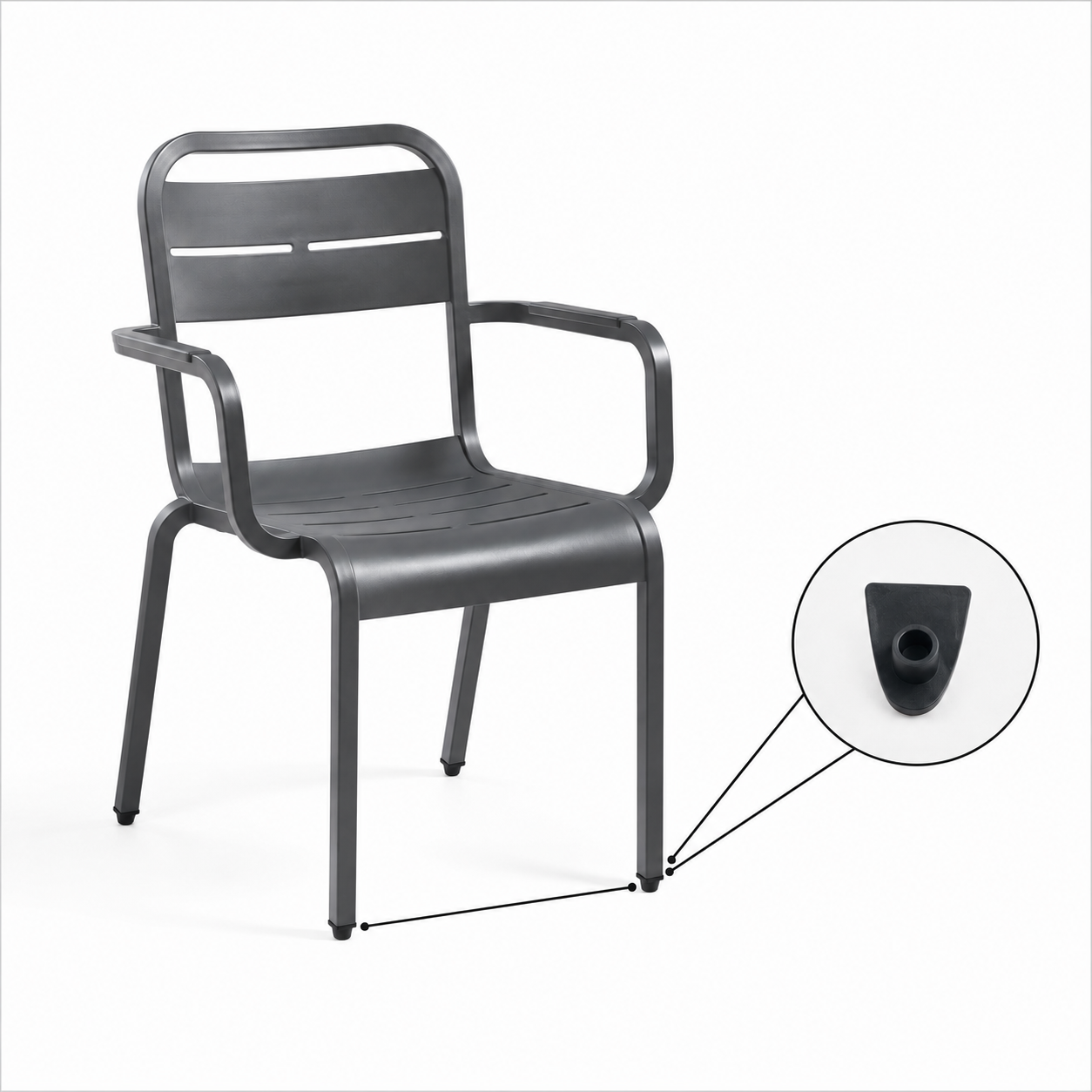 Patin avant fauteuil ou chaise Cannes