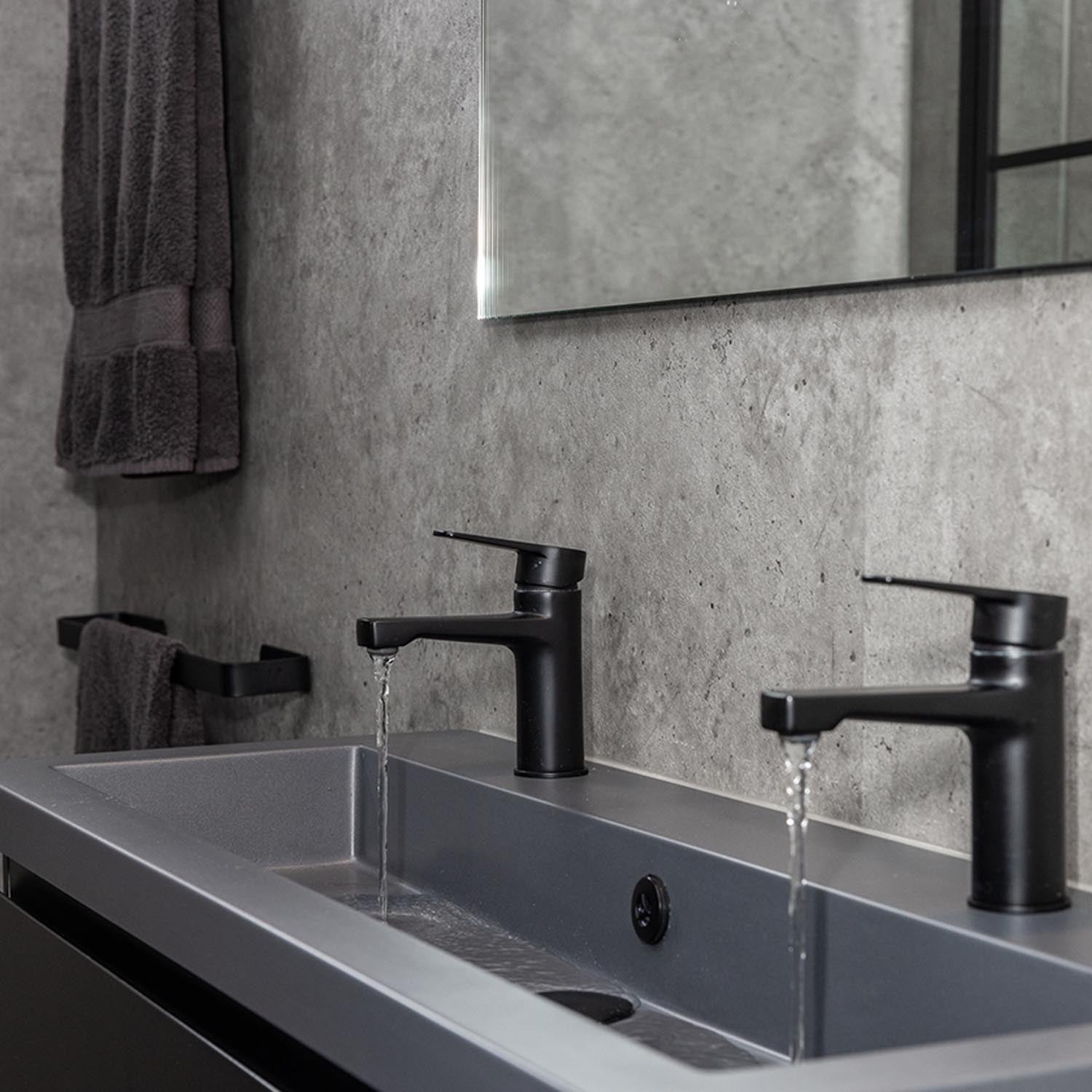 Losetas de composite para Paredes Gx Wall+ concrete gris 60 x 260 cm