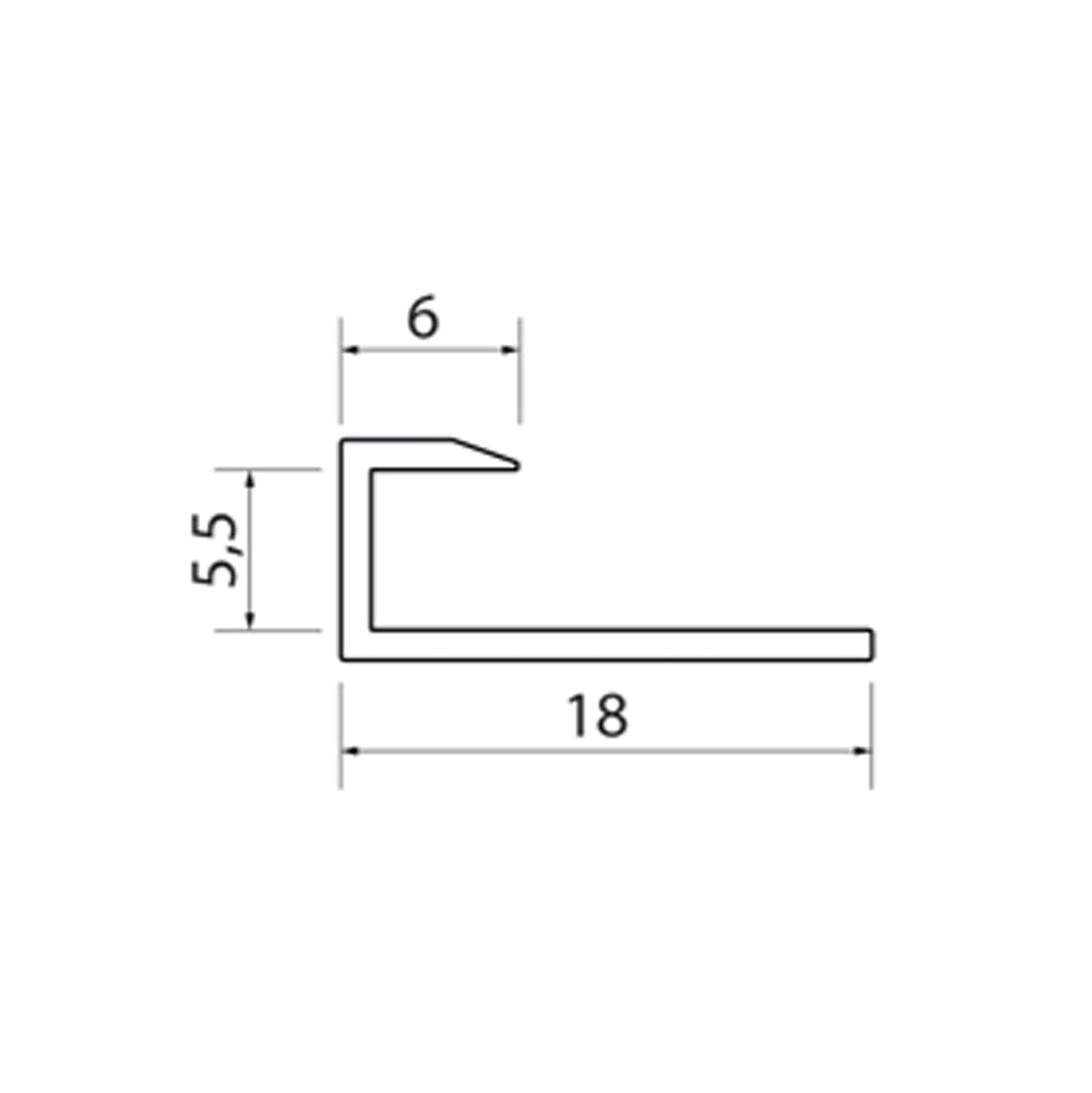 Starting aluminum finishing profile