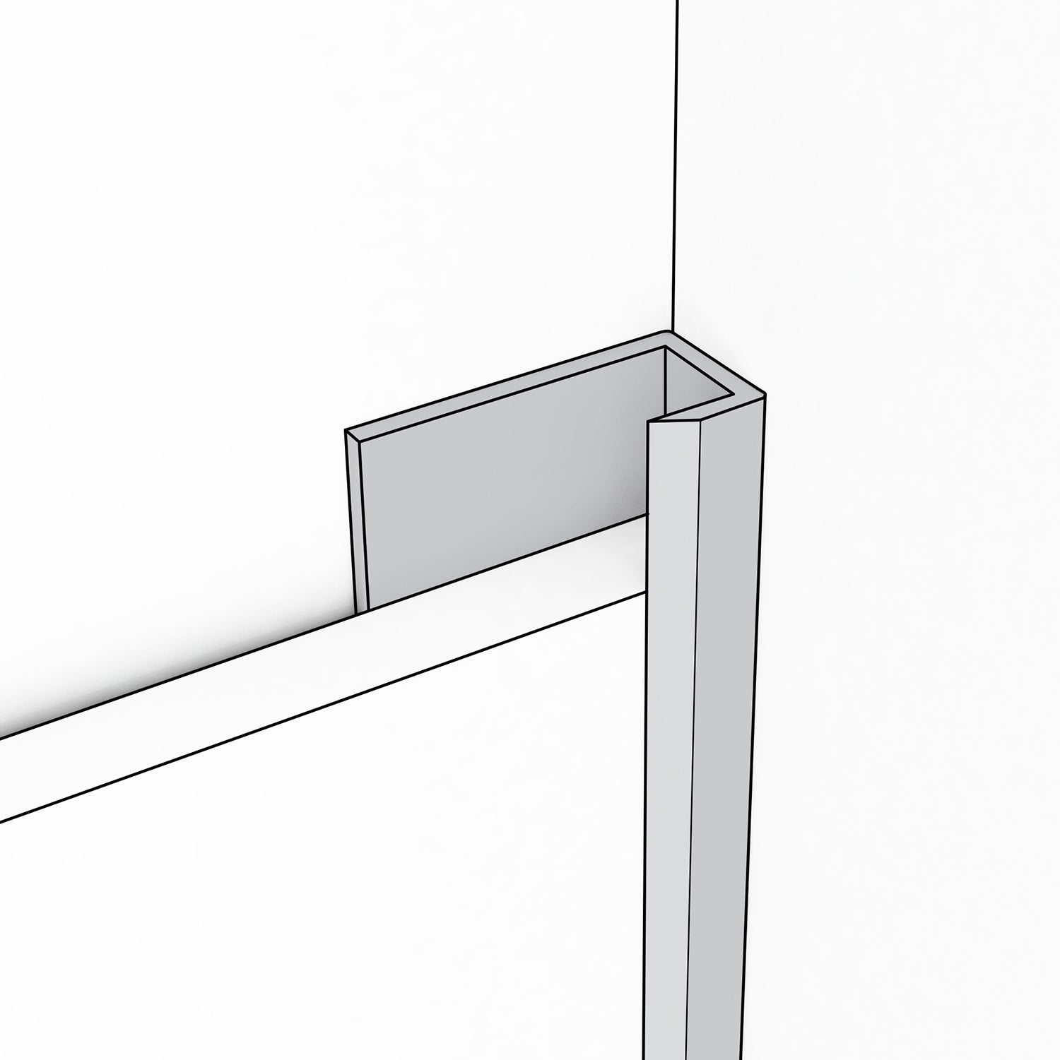 Profil de finition aluminium de départ