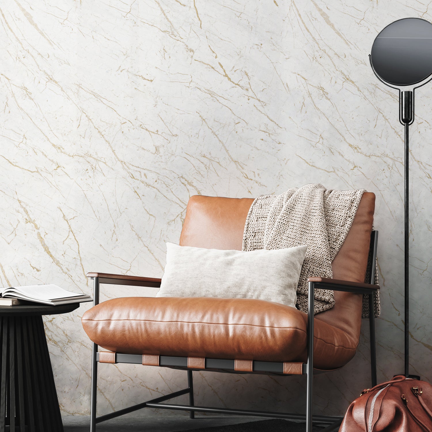 Element 3D Marble Calacatta glossy wall panel