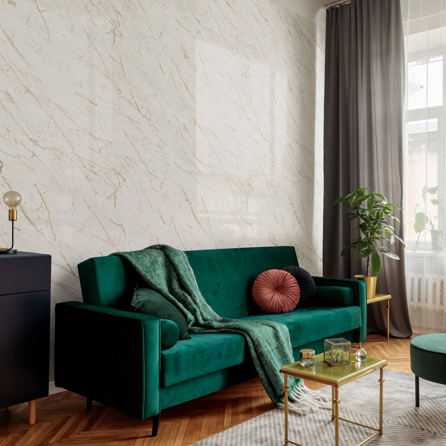 Element 3D Marble Calacatta glossy wall panel