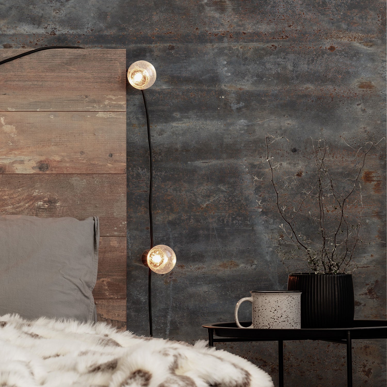 Revêtement Element 3D Métal Oxydé