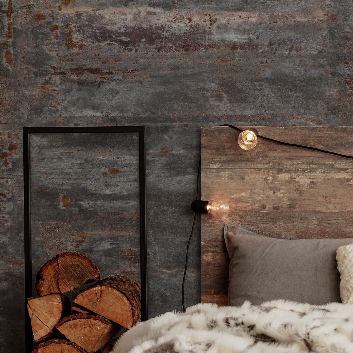 Revêtement Element 3D Métal Oxydé