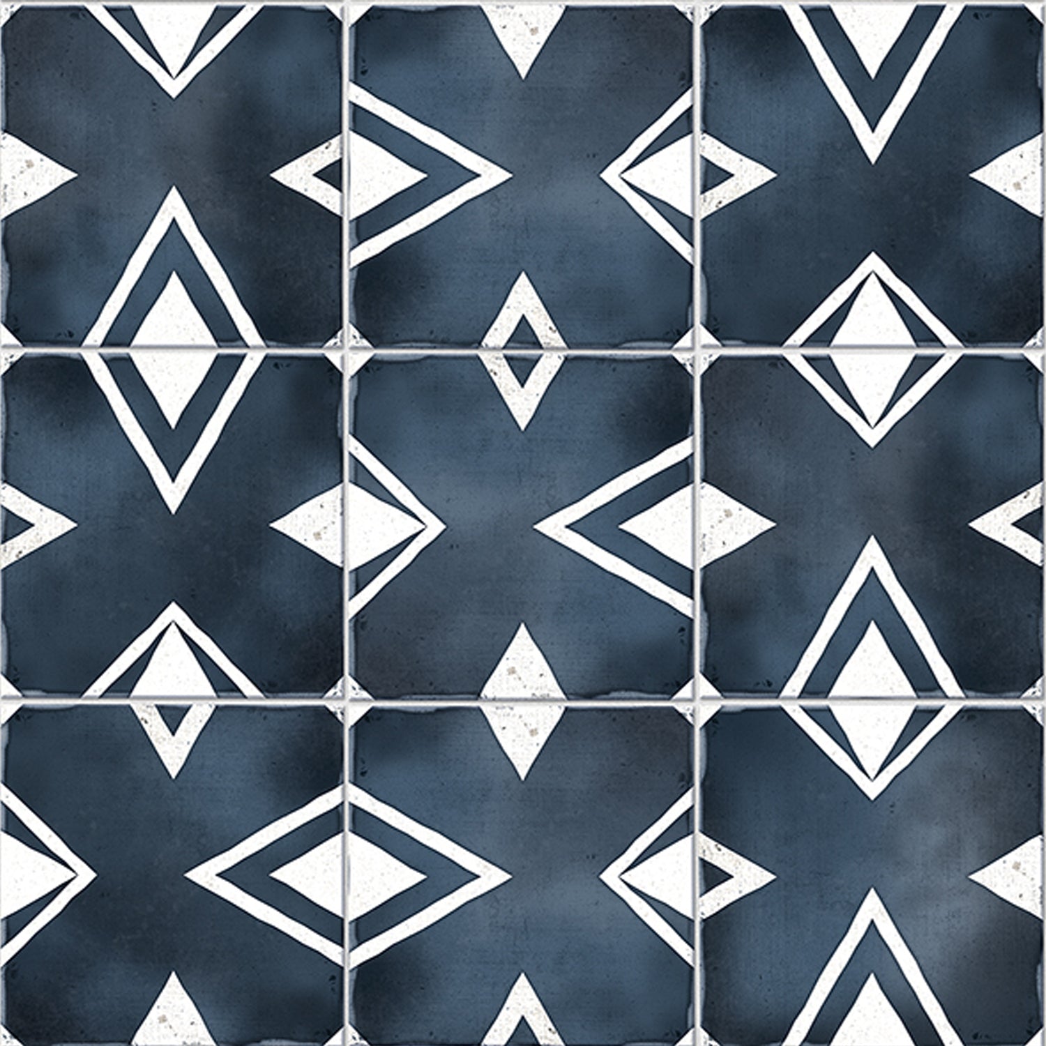 Revêtement mural Element 3D Diamond Tile Dark Blue