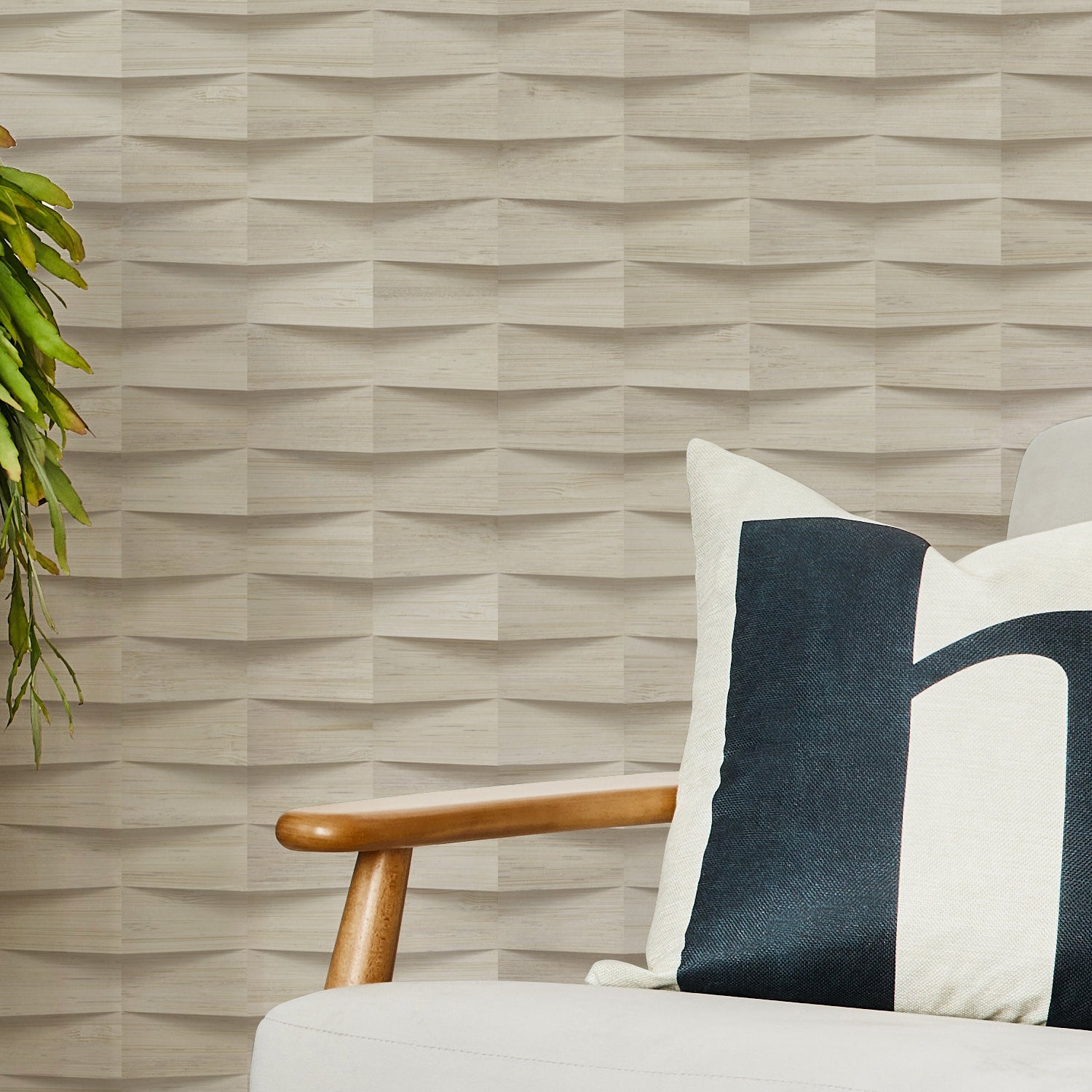 Revêtement mural Element 3D Bricks bois