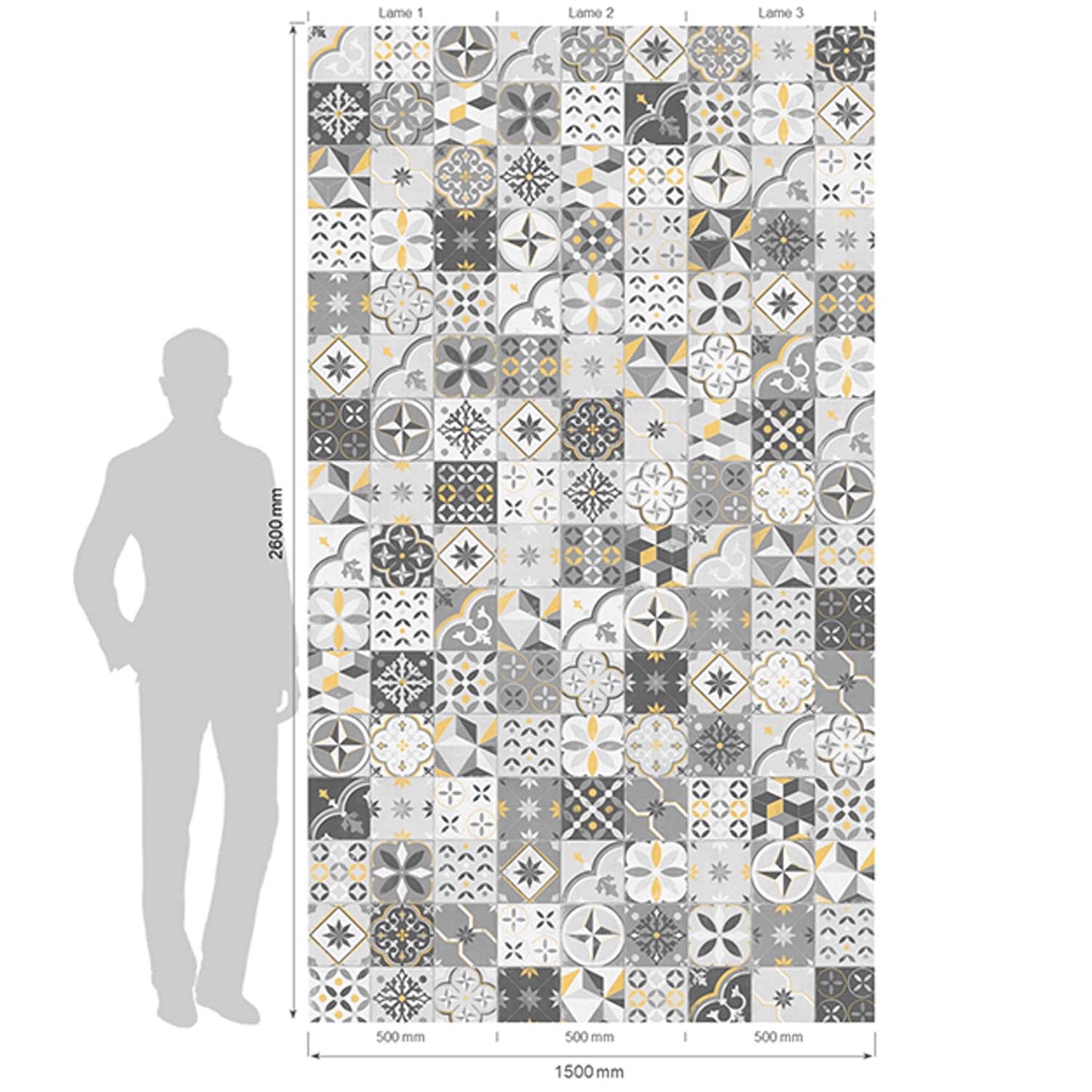 Revêtement mural Element 3D Cement Tile Pop