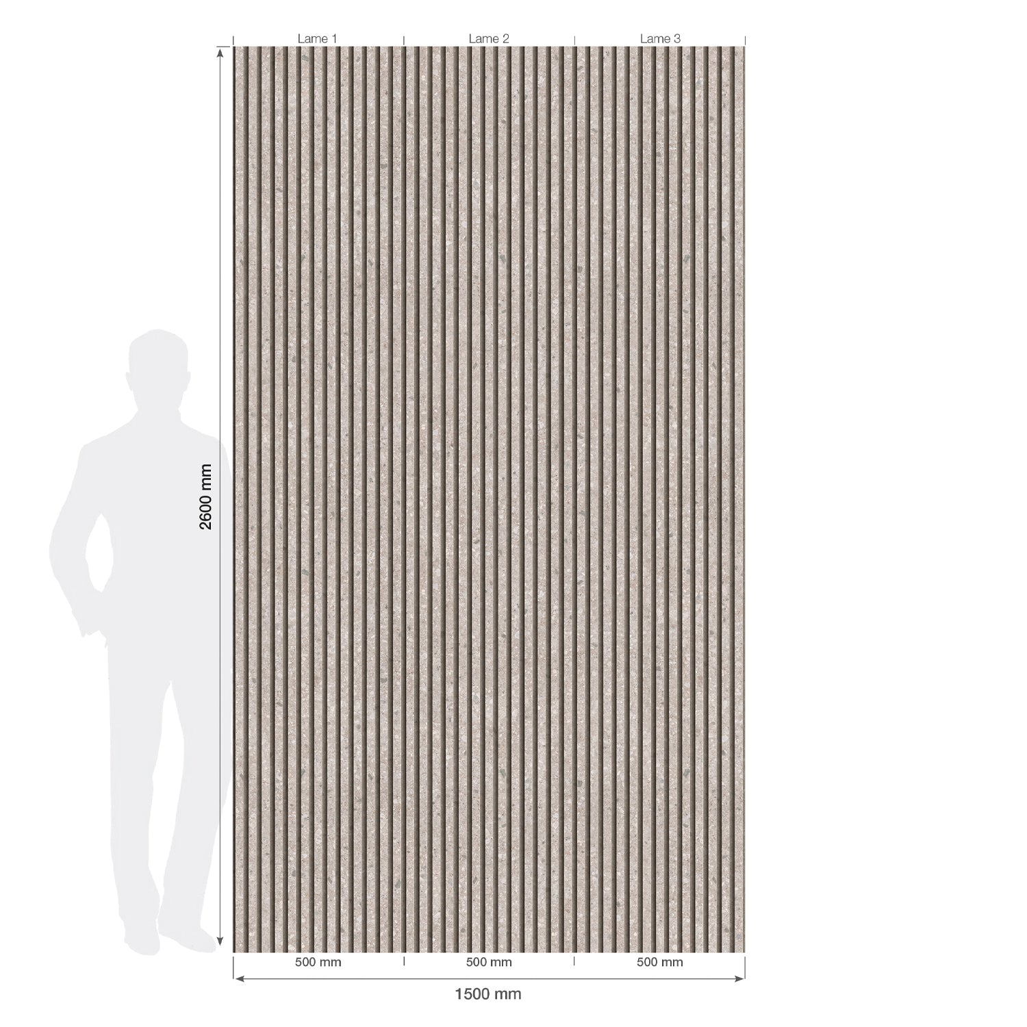 Element 3D Linio wall panel
