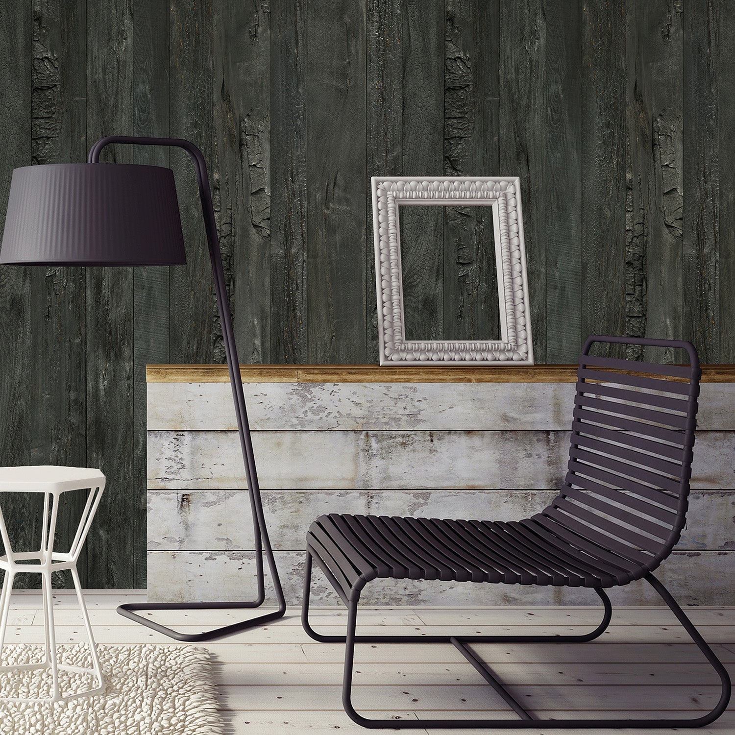Revêtement mural Element 3D Shou Sugi Ban