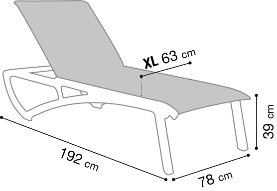 Tumbona Sunset "Green Edition"