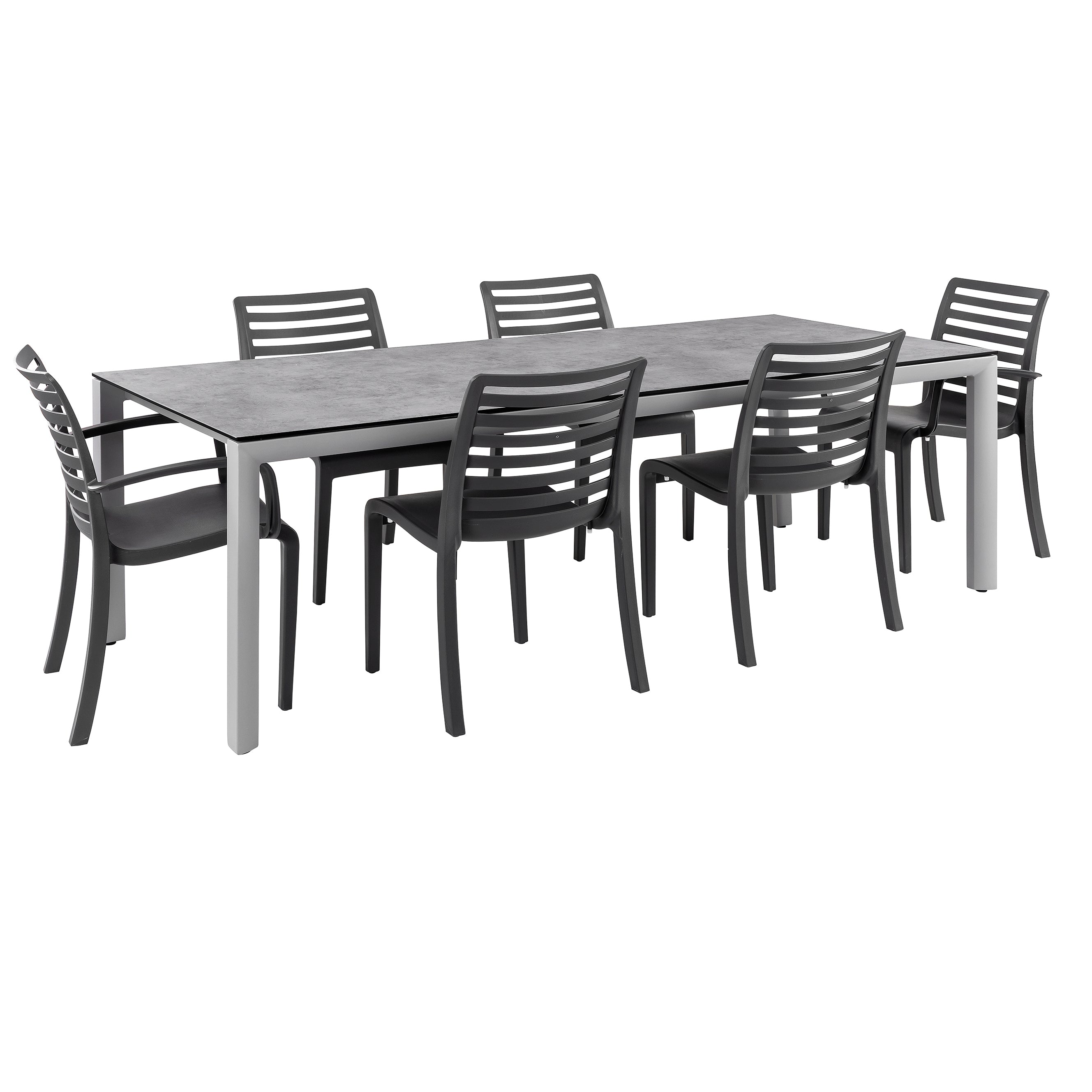 Grande table Greggia - Plateau HPL 220 x 95 cm