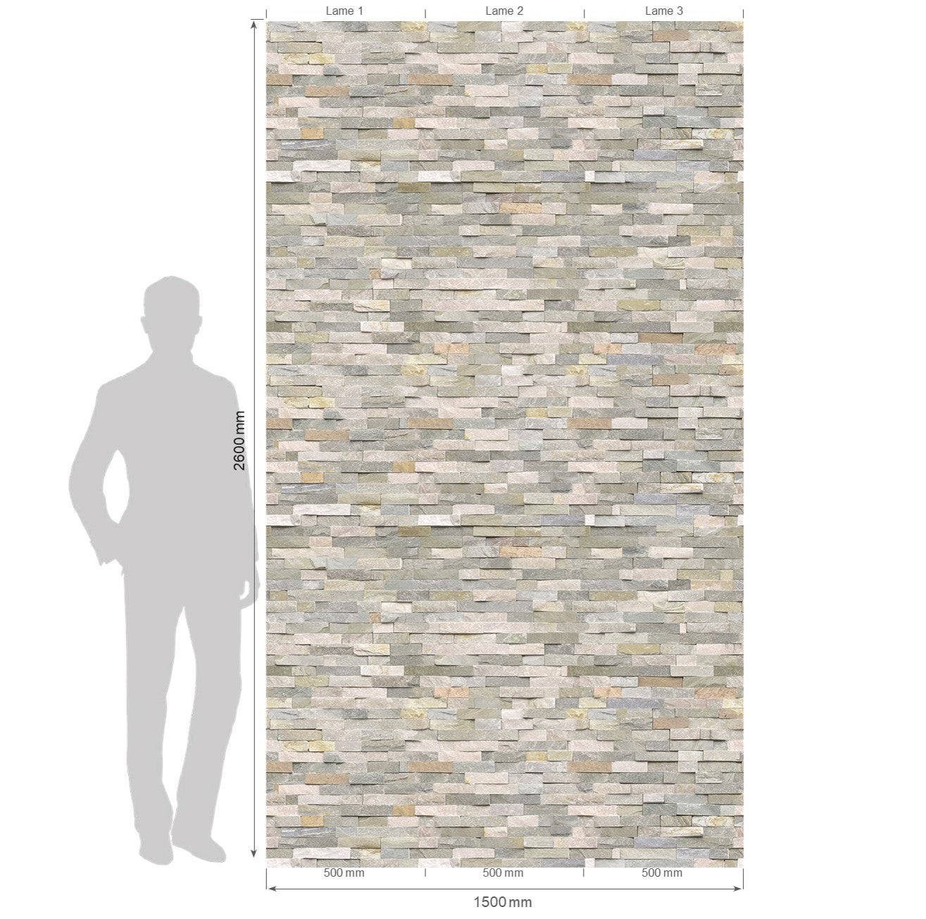 Revêtement mural Element 3D Angelo