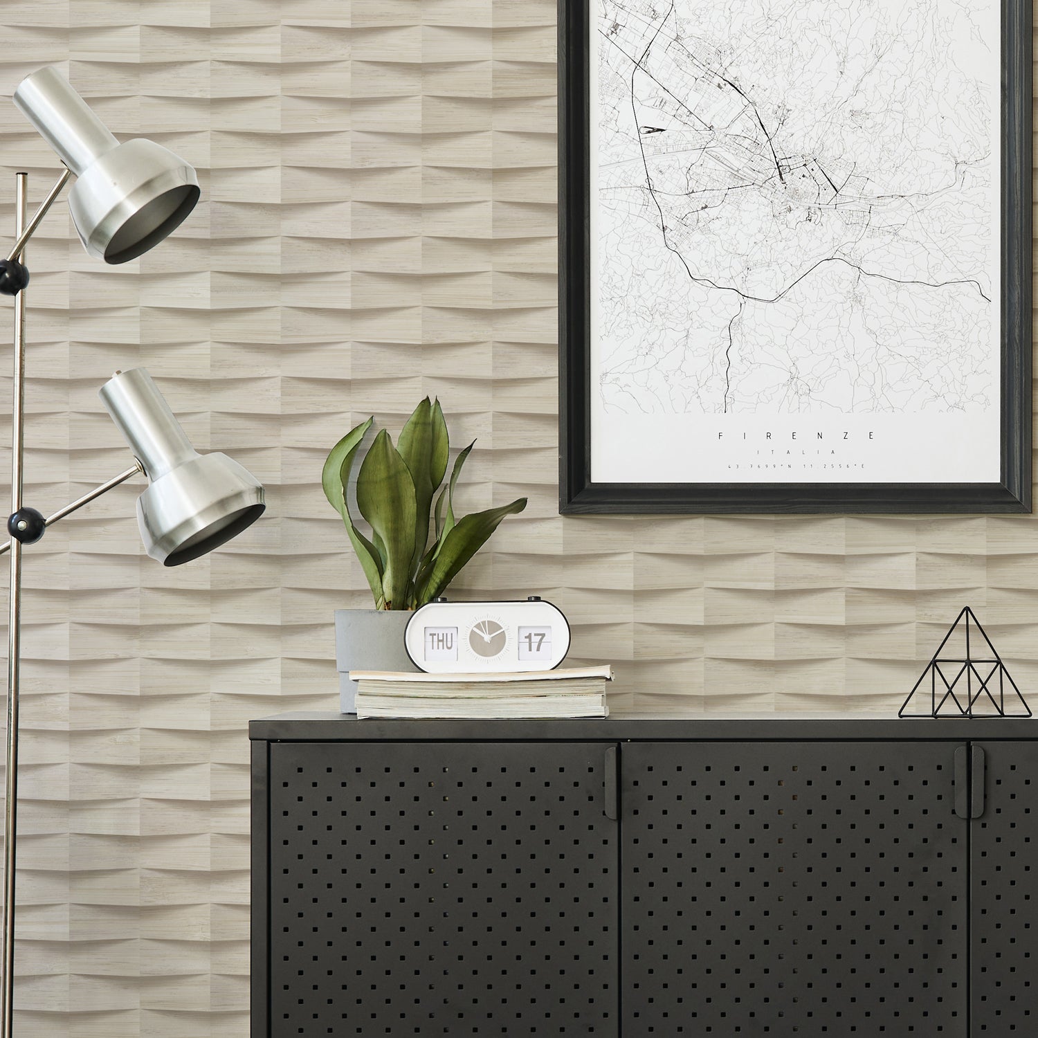 Revêtement mural Element 3D Bricks bois