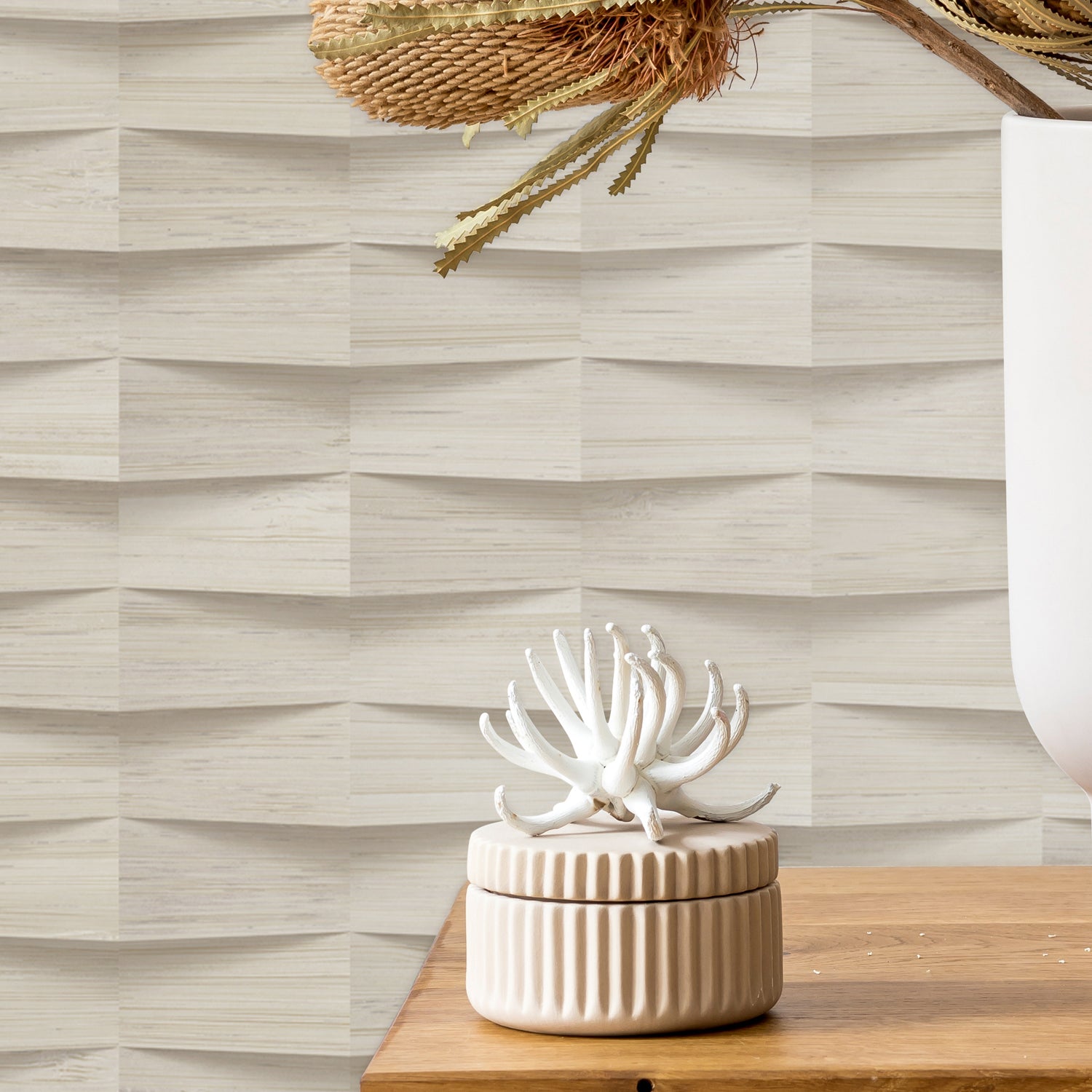 Revêtement mural Element 3D Bricks bois