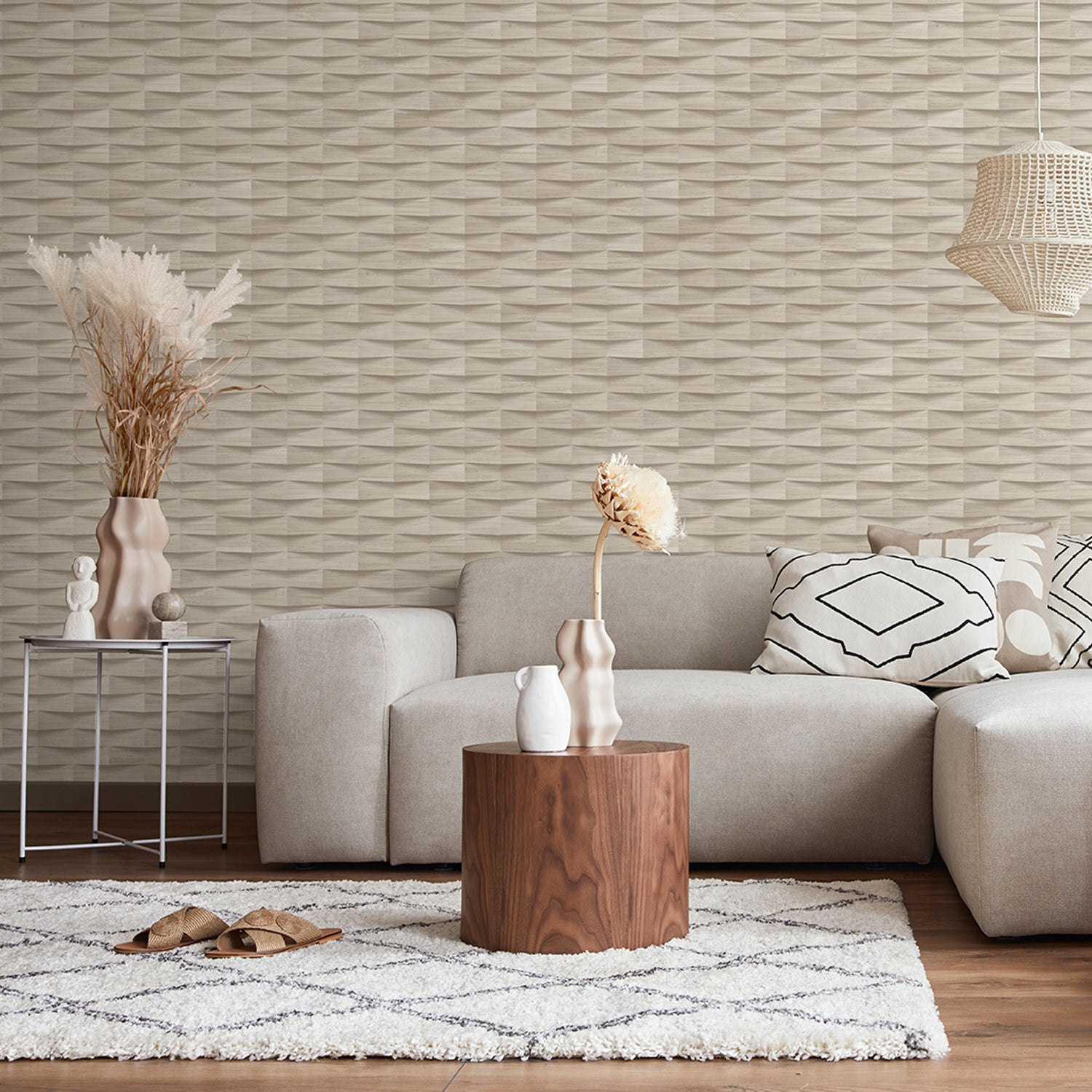 Revêtement mural Element 3D Bricks bois