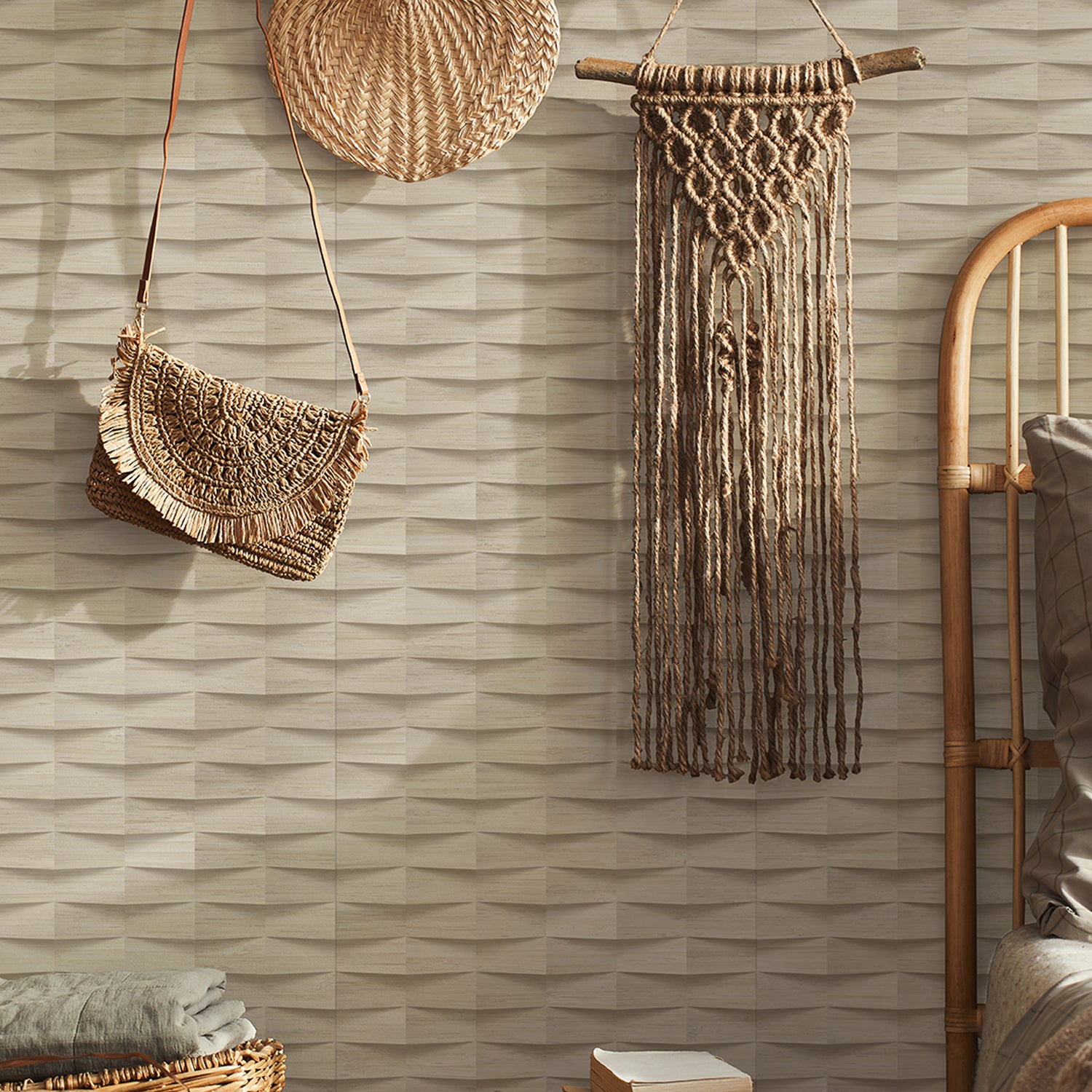 Revêtement mural Element 3D Bricks bois