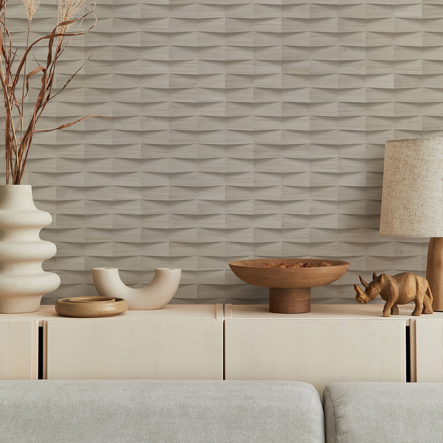 Revêtement mural Element 3D Bricks bois