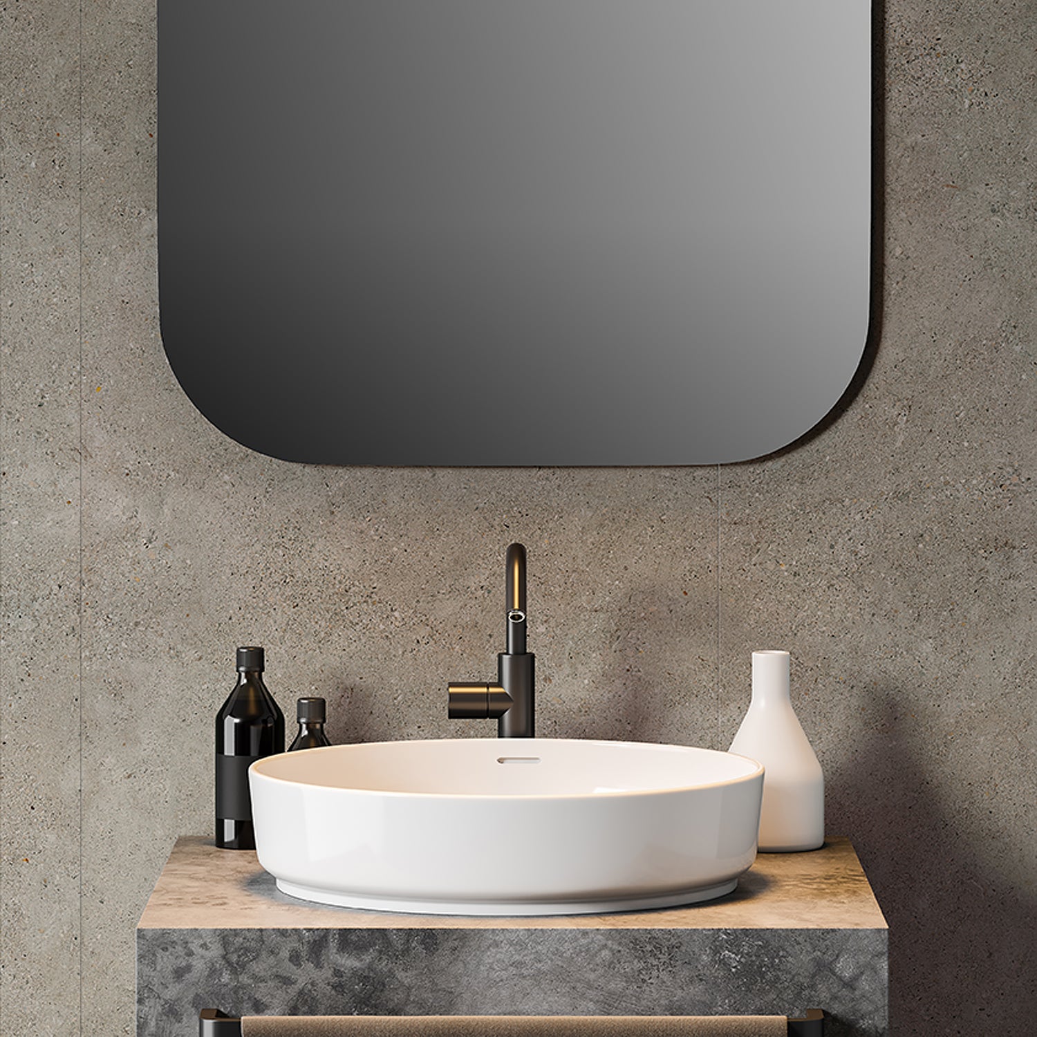 Revêtement mural Element 3D Grigio