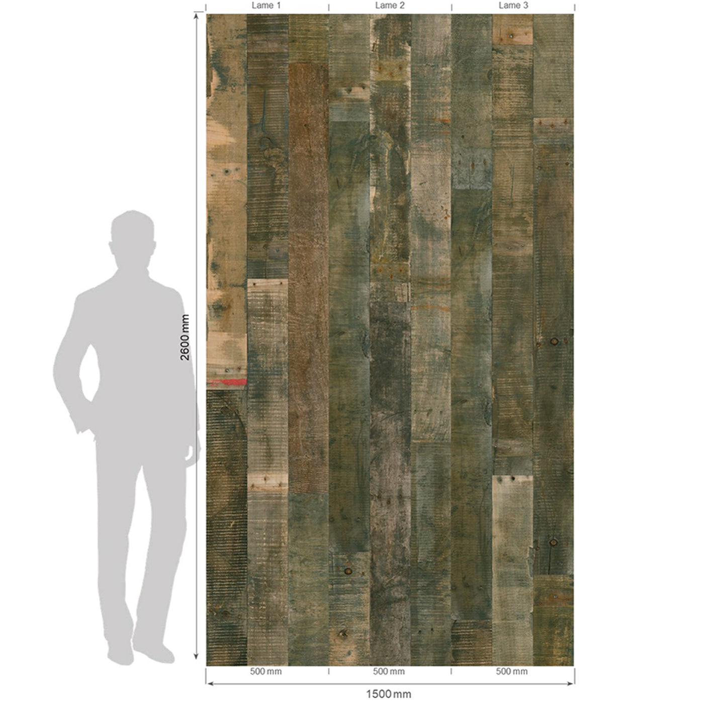 Element 3D Industrial Wood wall panel | Revêtement mural | Grosfillex ...