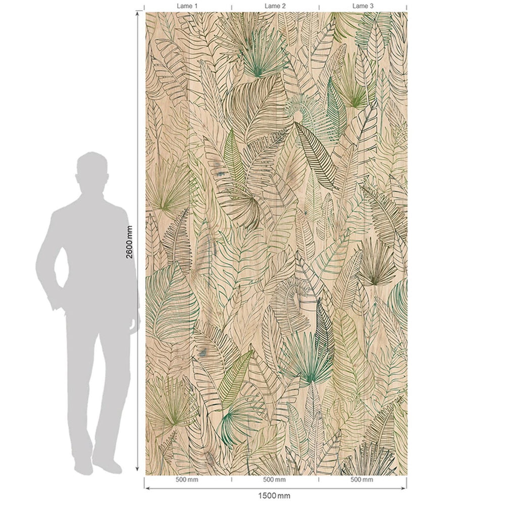 Element 3D Jungle Wood full wall panel | Wall panel | Grosfillex ...