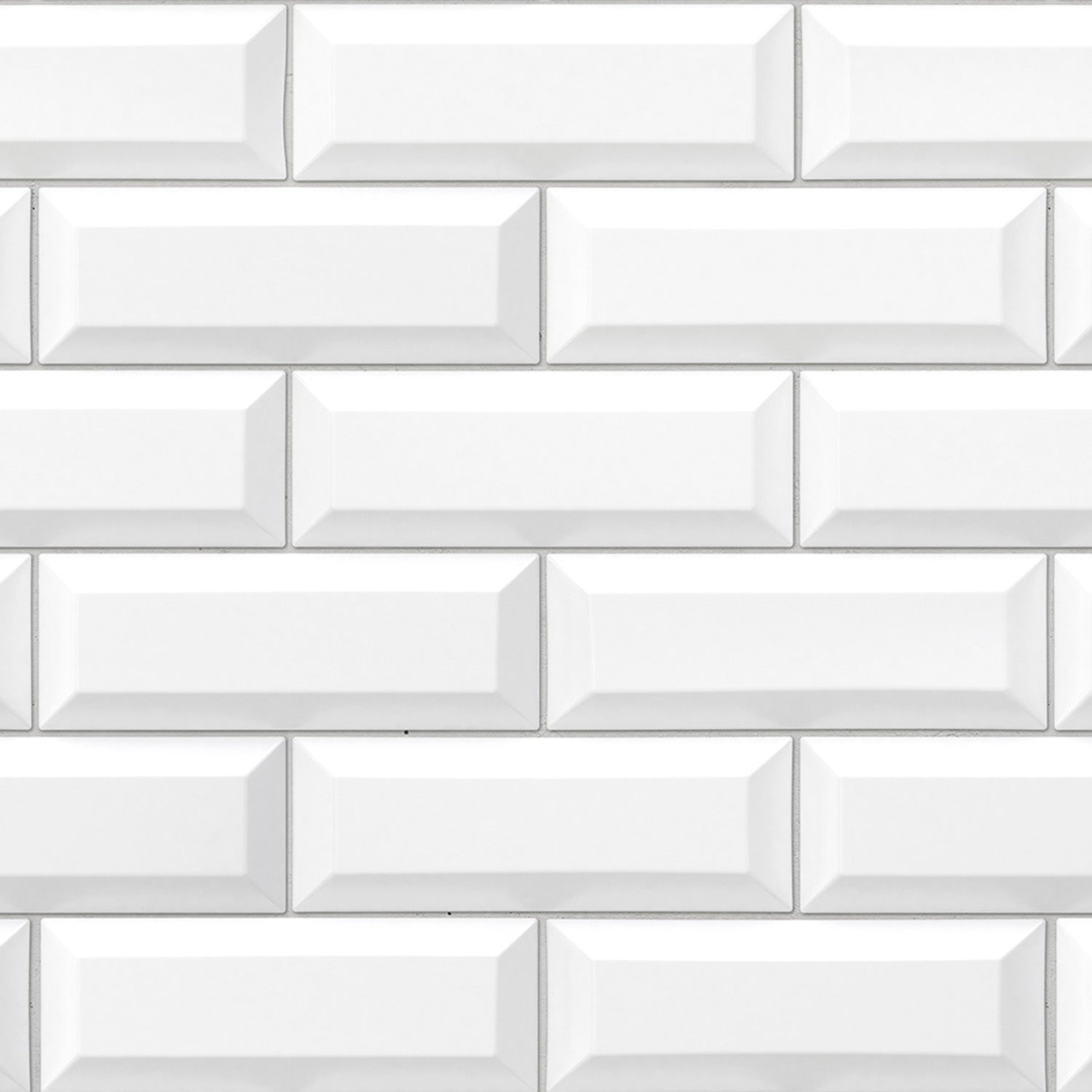 Revêtement mural Element 3D Métro White Tile