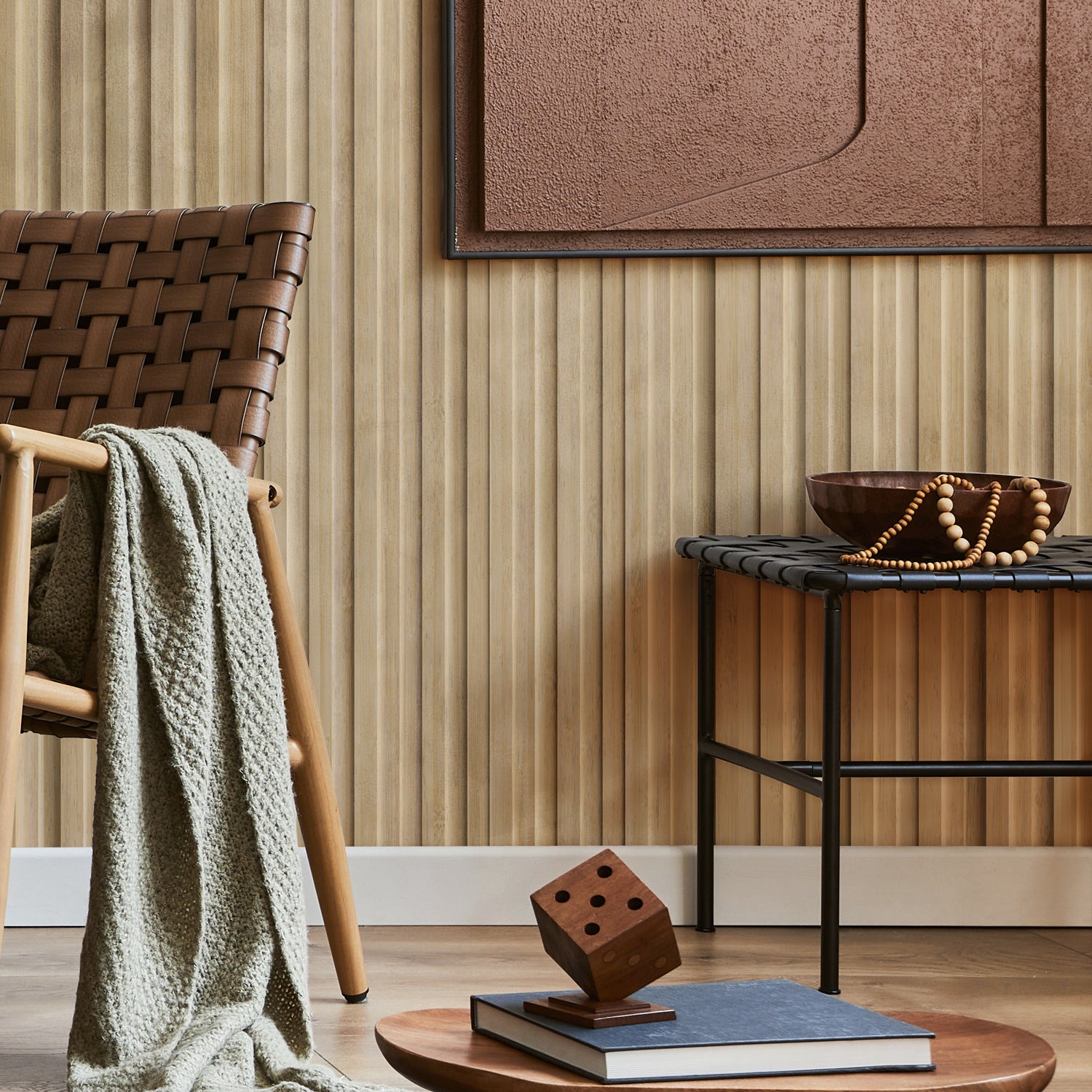 Revêtement mural Element 3D Piano Wood