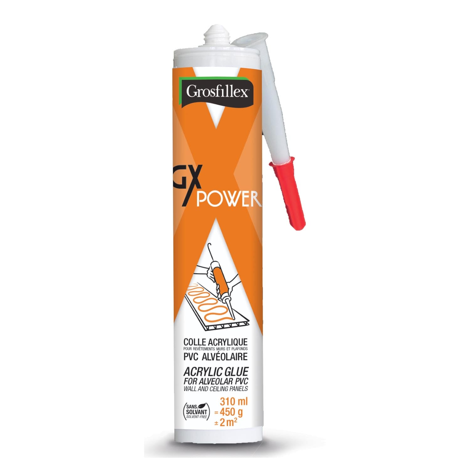 Colle Gx Power revêtement mural PVC